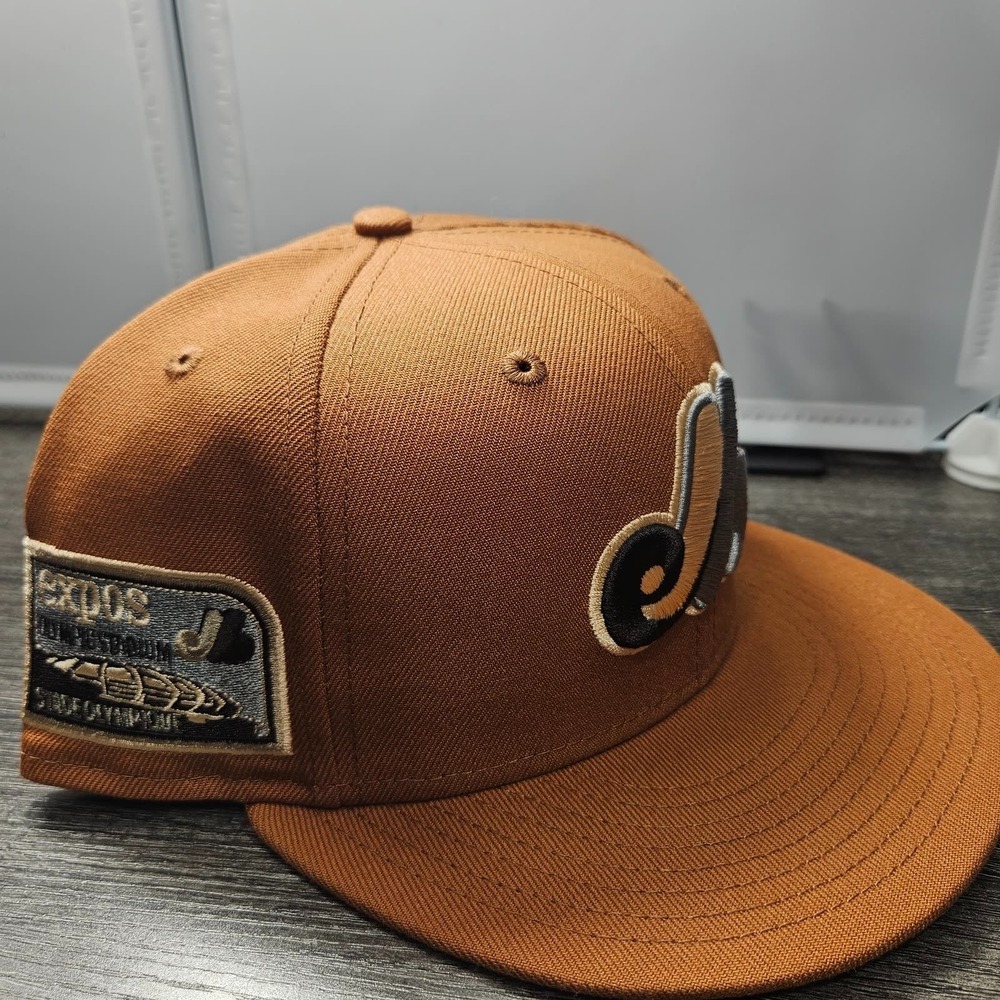 Montreal Expos New Era 59FIFTY Fitted 7 1/2 Olympic Stadium Patch Cooperstown